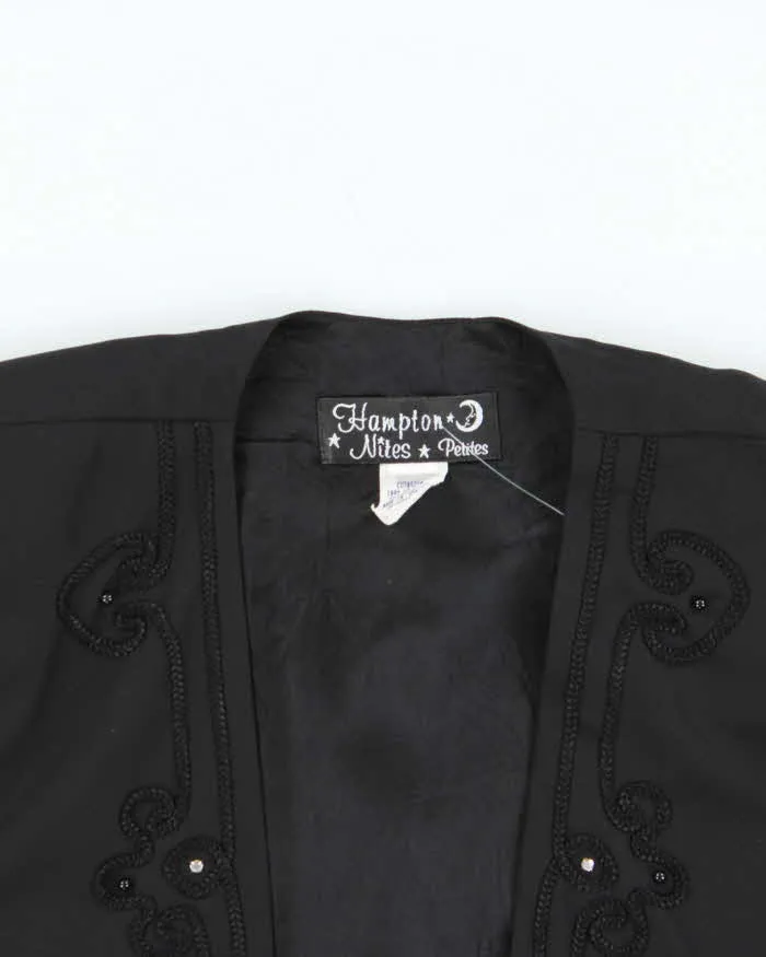Vintage 1990s Women's Embroidered Bolero Party Jacket - M sold by Rokit product image thumbnail 3