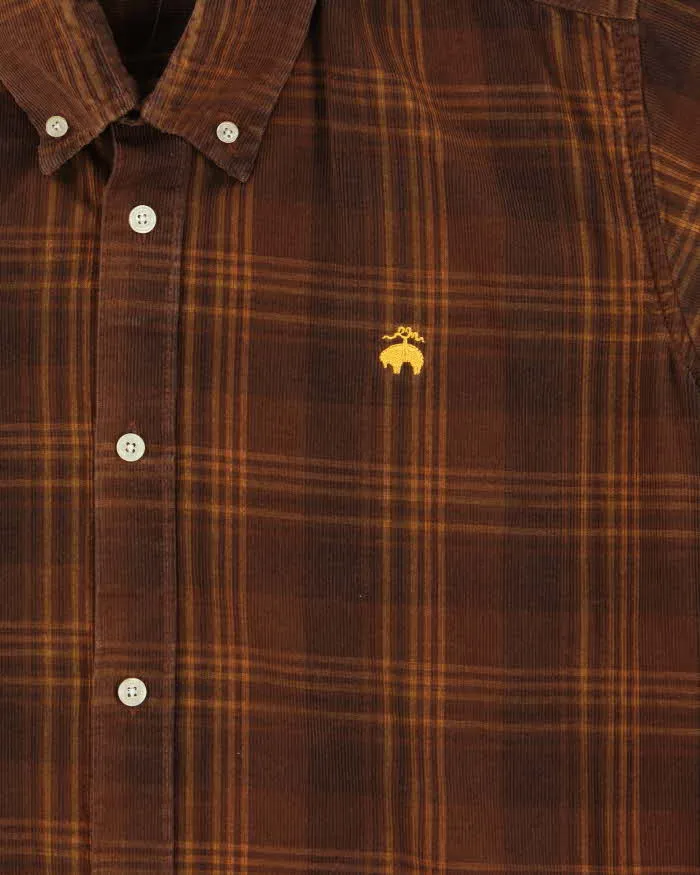 Vintage Brooks Brothers Corduroy Check Shirt - L sold by Rokit product image thumbnail 4