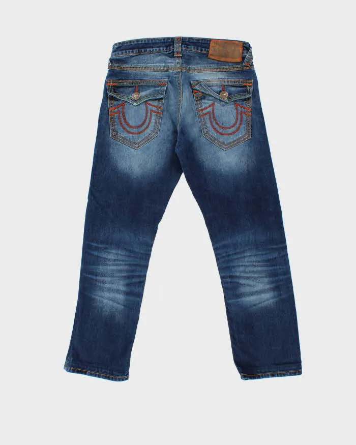 Vintage Y2K True Religion Ricky Straight Fit Jeans - W32 L28 sold by Rokit product image thumbnail 2