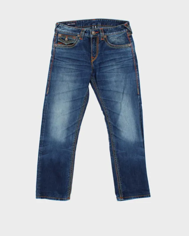 Vintage Y2K True Religion Ricky Straight Fit Jeans - W32 L28 sold by Rokit