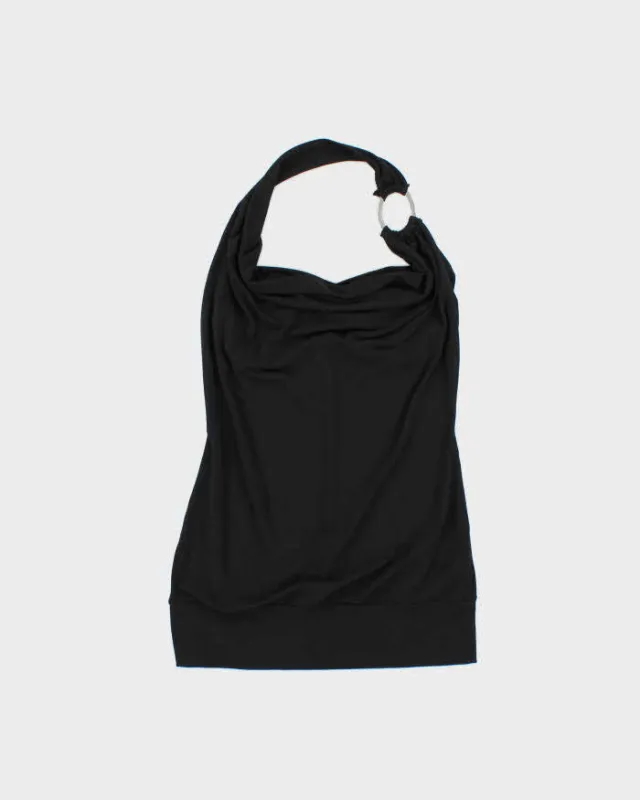 Vintage Y2k 00s Warehouse One Cowl Neck Halter Top - S sold by Rokit