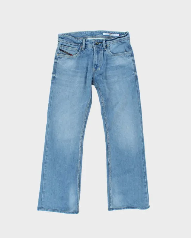 SS2019 Diesel DNA Light Wash Denim Straight Leg Bootcut Jeans - W30 L28 sold by Rokit