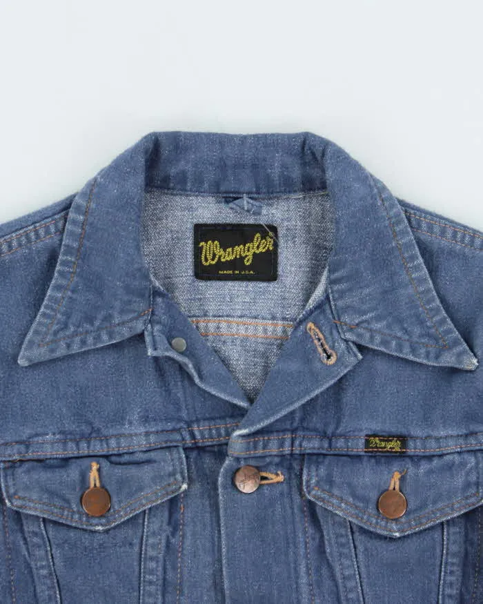 Vintage 70s Wrangler Lightweight Denim Jacket - S sold by Rokit product image thumbnail 3