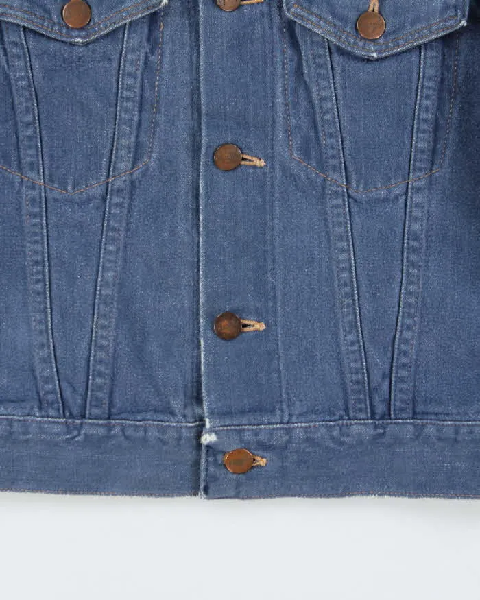 Vintage 70s Wrangler Lightweight Denim Jacket - S sold by Rokit product image thumbnail 4