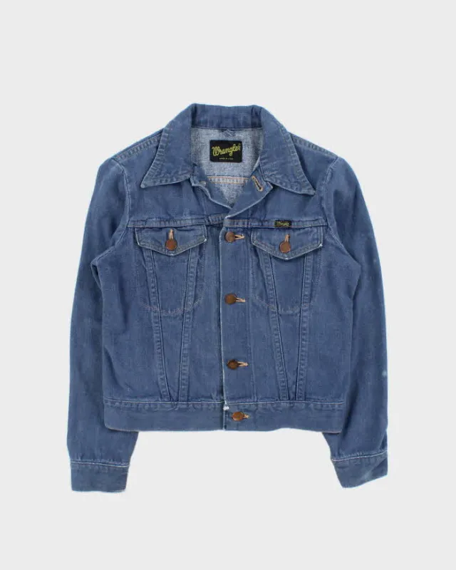 Vintage 70s Wrangler Lightweight Denim Jacket - S sold by Rokit