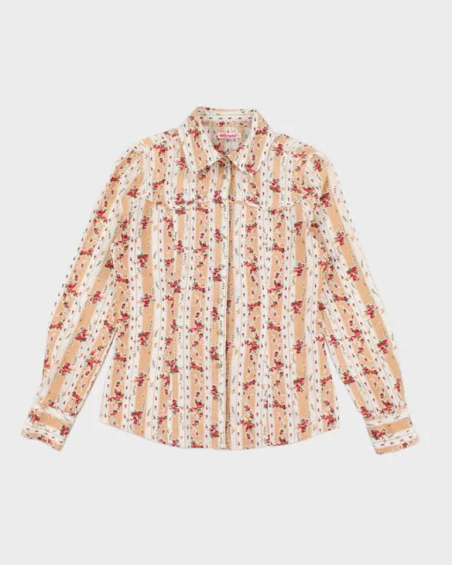Vintage Dollhouse Western Floral Shirt - S sold by Rokit