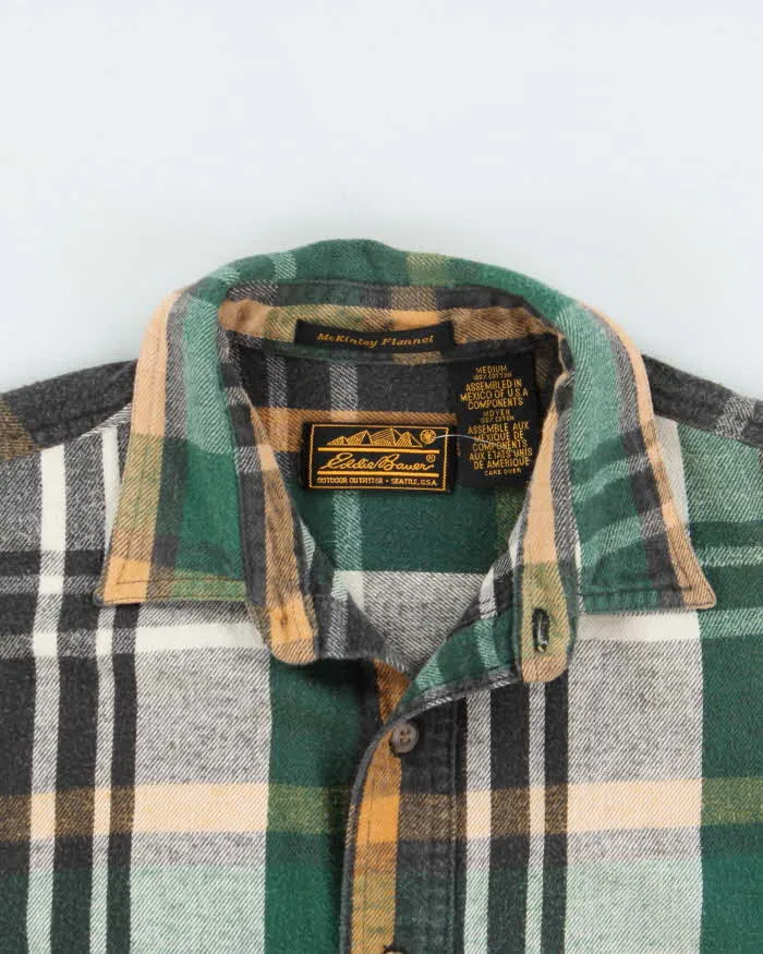 Vintage 1990s Eddie Bauer Mckinley Plaid Long Sleeve Flannel Shirt - M sold by Rokit product image thumbnail 3