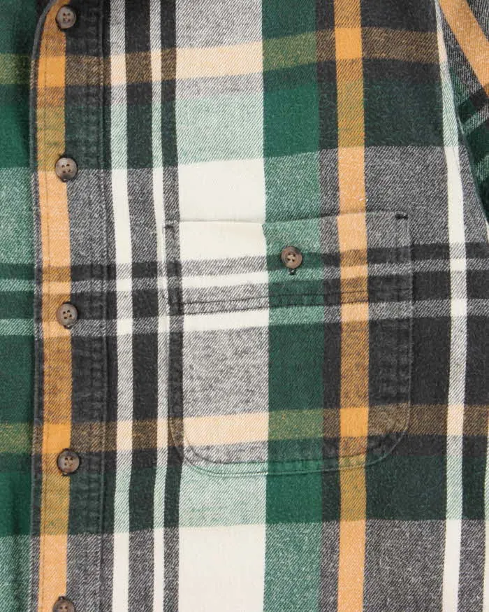 Vintage 1990s Eddie Bauer Mckinley Plaid Long Sleeve Flannel Shirt - M sold by Rokit product image thumbnail 4