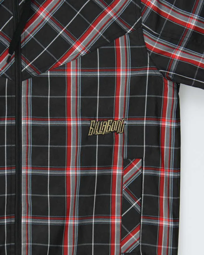 Vintage Y2K 00s Billabong Plaid Hooded Zip Up Jacket - L sold by Rokit product image thumbnail 4