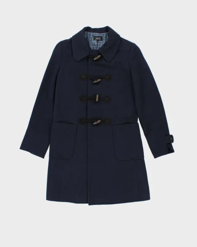 A.P.C Lightweight Wool Duffel Coat - S sold by Rokit