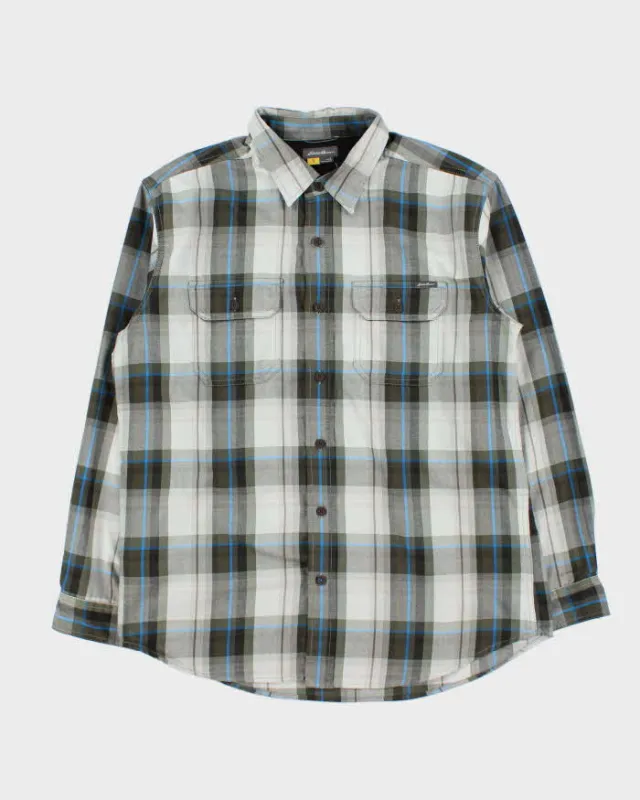 Vintage Eddie Bauer Plaid Long Sleeve Shirt - L sold by Rokit
