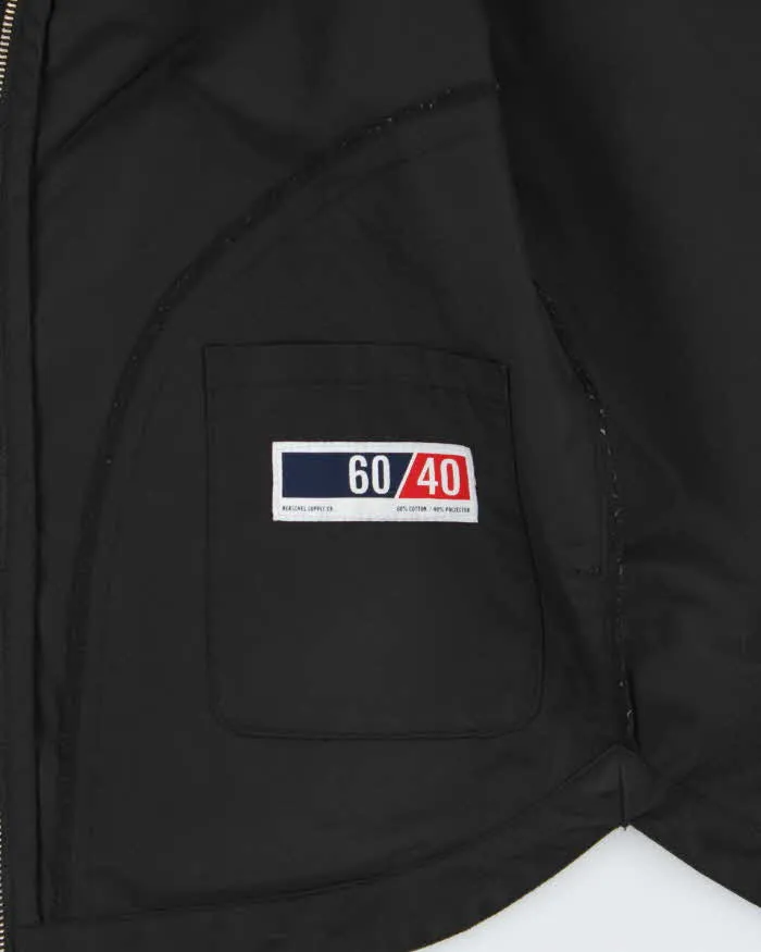 Vintage Herschel Black Lightweight Zip Up Hooded Jacket - XS sold by Rokit product image thumbnail 5