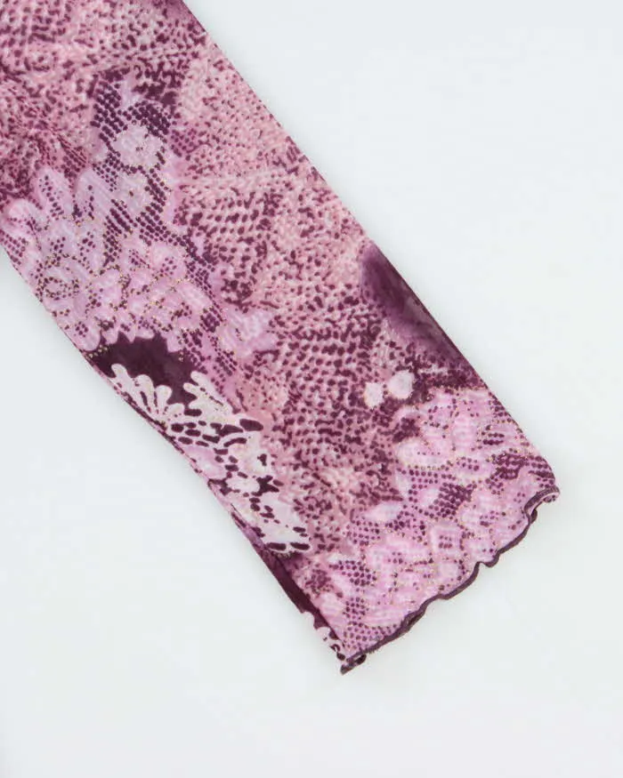 Vintage 90s 00s Bellessa Lined Mesh Top - M sold by Rokit product image thumbnail 4