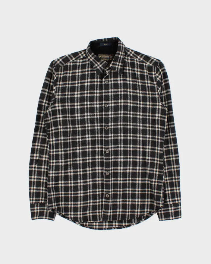 Vintage Pendleton Grant Check Wool Flannel Shirt - S sold by Rokit