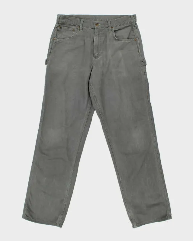 Vintage Carhartt B159 Loose Fit Carpenters Cargo Trousers - W34 L34 sold by Rokit