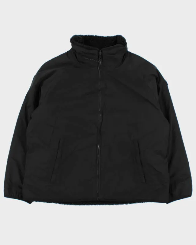 Vintage Black Women's Calvin Klein Fleece Shell Boxy Reversible Jacket - XL sold by Rokit
