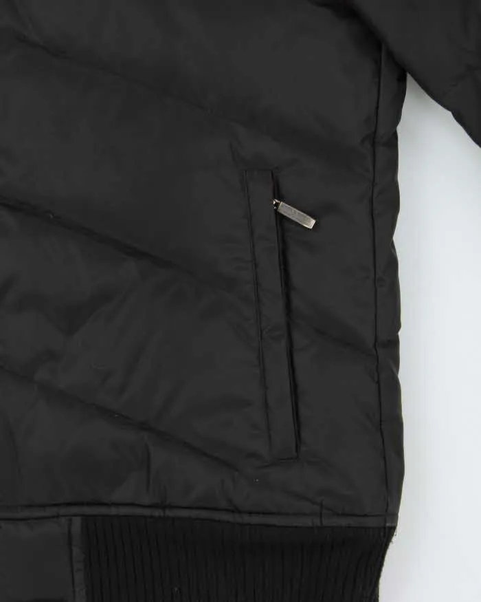 Vintage Women's Y2K 00s Burberry Black Label Down Filled Nova Check Lined Fur Trim Collared Puffer Jacket - M sold by Rokit product image thumbnail 5