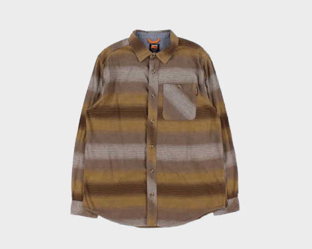 Vintage Timberland Pro Cotton Long Sleeve Flannel Shirt - L sold by Rokit