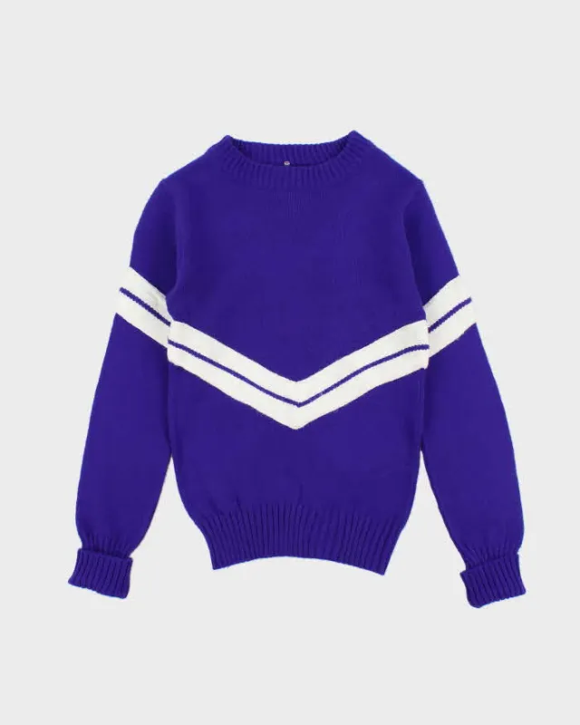 Vintage Dallas Knitting Varsity Knit Jumper - XS sold by Rokit
