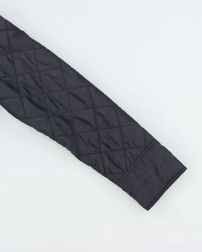 Vintage Women's Navy Brooks Brothers Quilted Belted Jacket - S sold by Rokit product image thumbnail 4
