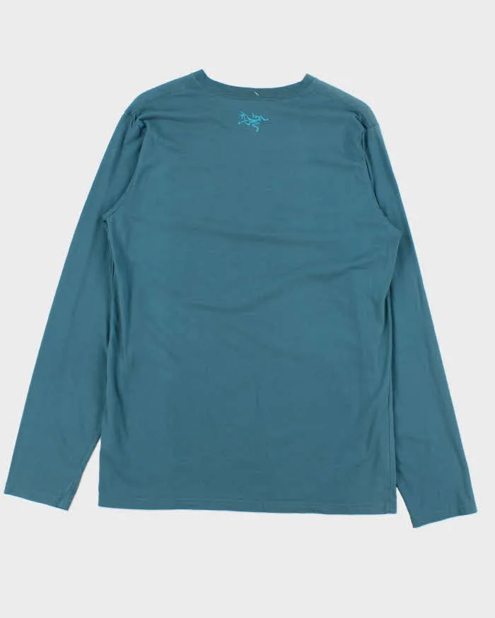 Arc'teryx Arc'Word Teal Long Sleeve Sample T-Shirt - M sold by Rokit product image thumbnail 2