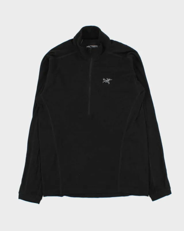 Vintage Black Arc'teryx Delta Polartec Quarter-Zip Fleece - M sold by Rokit