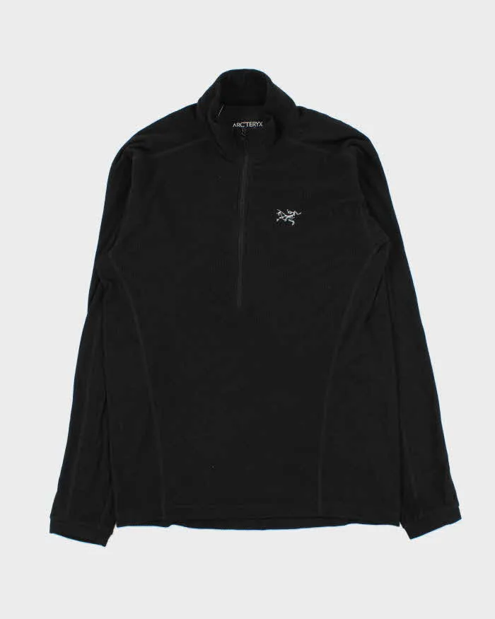 Vintage Black Arc'teryx Delta Polartec Quarter-Zip Fleece - M sold by Rokit