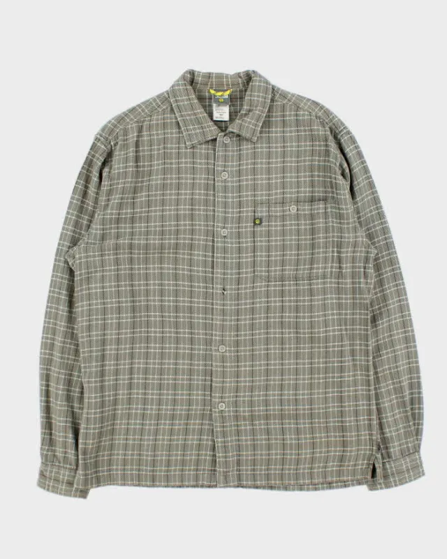 Vintage 00s The North Face A5 Series Flannel Long Sleeve Oversized Shirt - S sold by Rokit