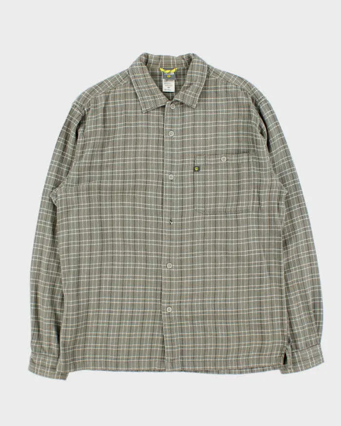 Vintage 00s The North Face A5 Series Flannel Long Sleeve Oversized Shirt - S sold by Rokit