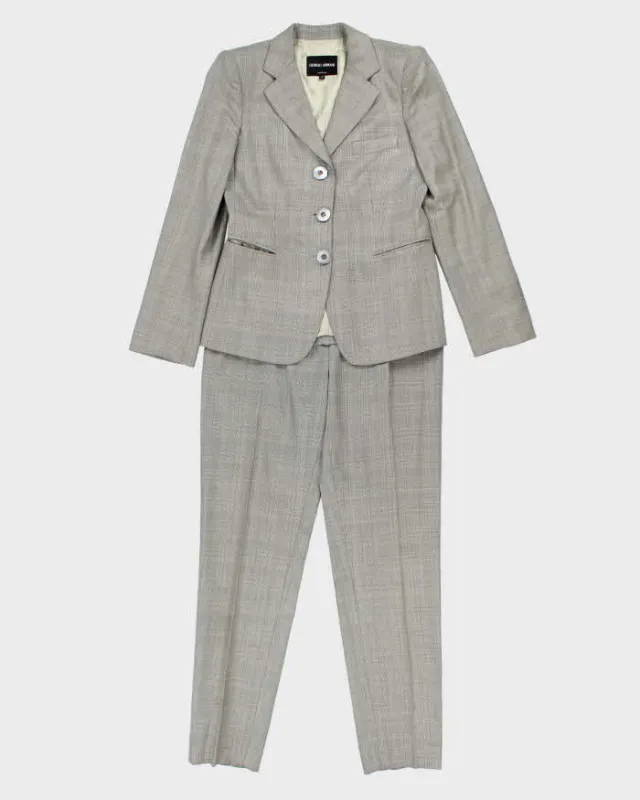 Vintage Giorgio Armani Silk & Wool Suit - S sold by Rokit