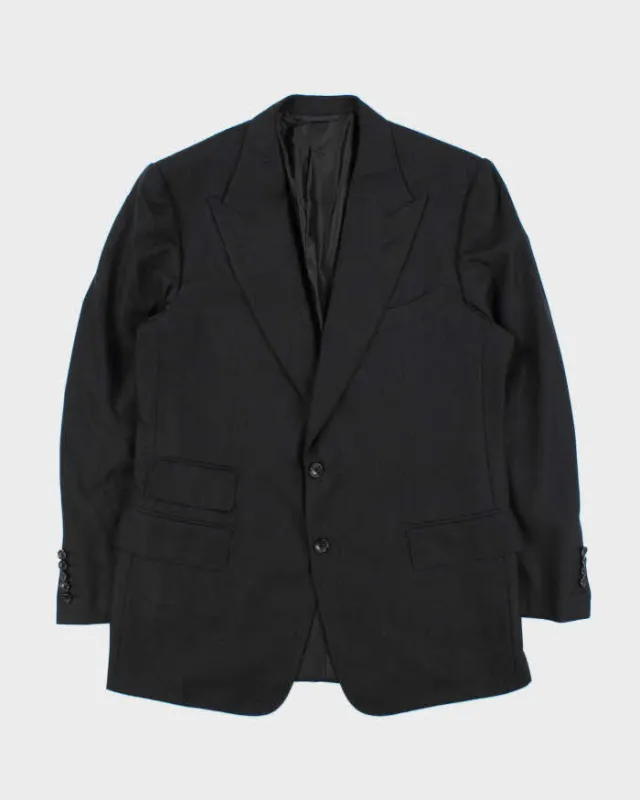 Tom Ford Grey Striped Pure Cashmere Notched Lapel Blazer - XXXL made by Rokit