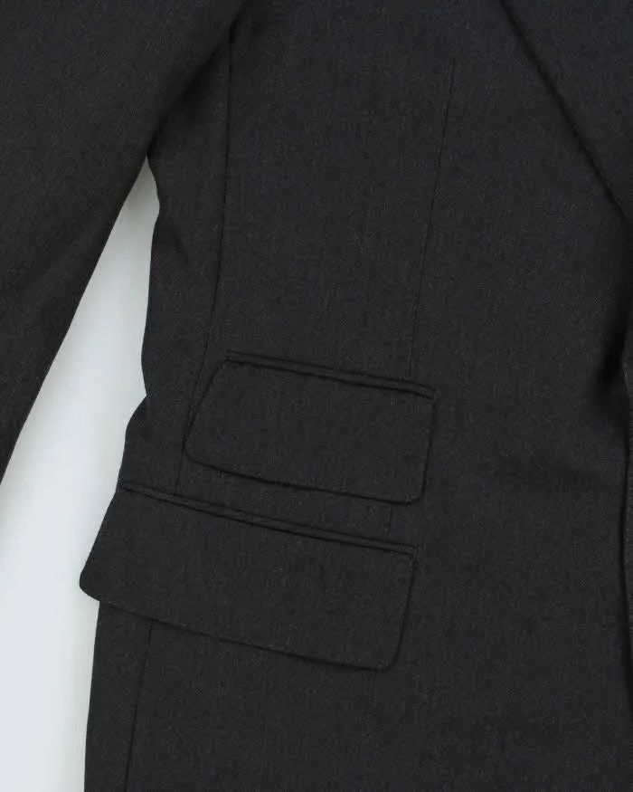 Tom Ford Grey Striped Pure Cashmere Notched Lapel Blazer - XXXL sold by Rokit product image thumbnail 4