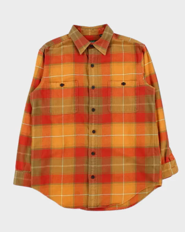Vintage Orvis Heavyweight Plaid Flannel Over Shirt - M sold by Rokit