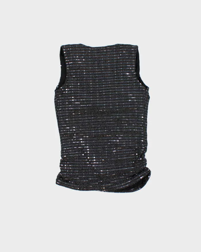 Vintage Y2k 00s Sloane & Sadie Cowl Neck Sequin Top - M sold by Rokit product image thumbnail 2