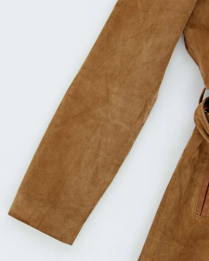 Vintage 90s 00s Le Chateau Suede Long Coat - S sold by Rokit product image thumbnail 4