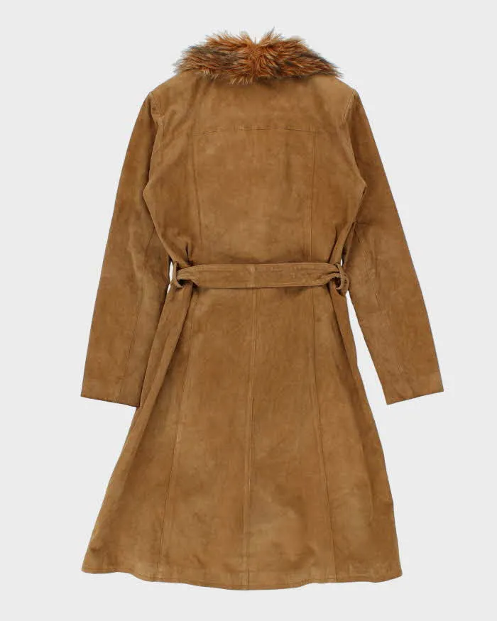 Vintage 90s 00s Le Chateau Suede Long Coat - S sold by Rokit product image thumbnail 2