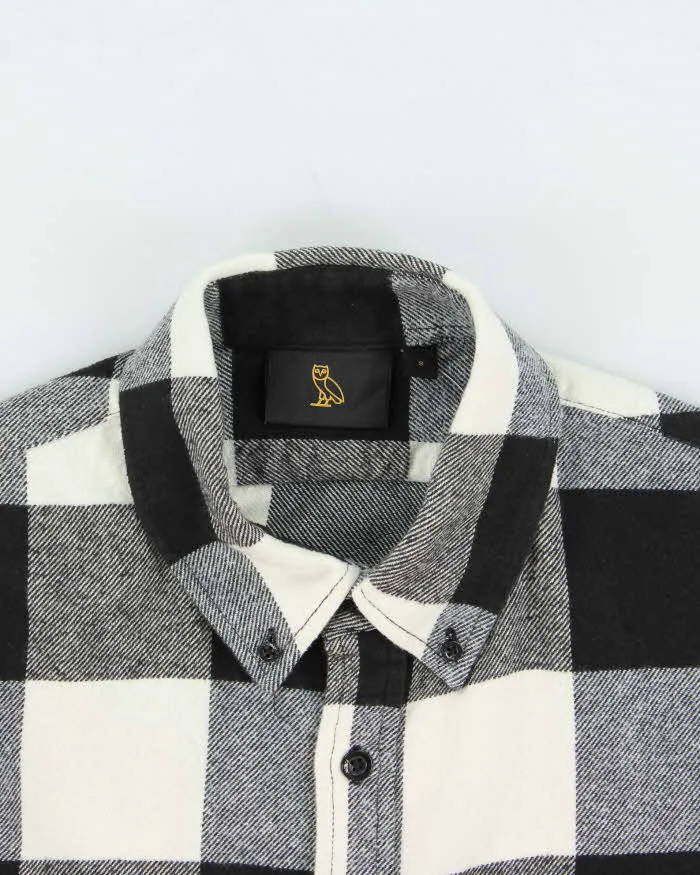 October's Very Own OVO Buffalo Plaid Oversized Long Sleeve Flannel Shirt - S sold by Rokit product image thumbnail 3