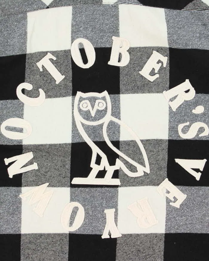 October's Very Own OVO Buffalo Plaid Oversized Long Sleeve Flannel Shirt - S sold by Rokit product image thumbnail 4