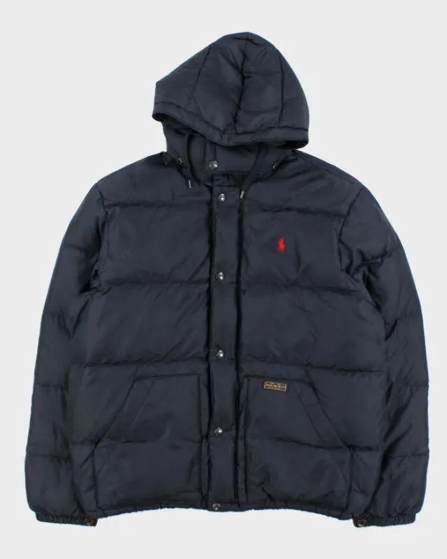 Vintage Ralph Lauren Hooded Down Puffer Jacket - M sold by Rokit
