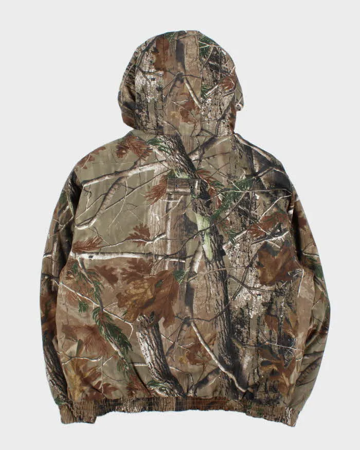 Vintage Real Tree All Purpose Woodland Camo Insulated Hooded Workwear Jacket - XL sold by Rokit product image thumbnail 2