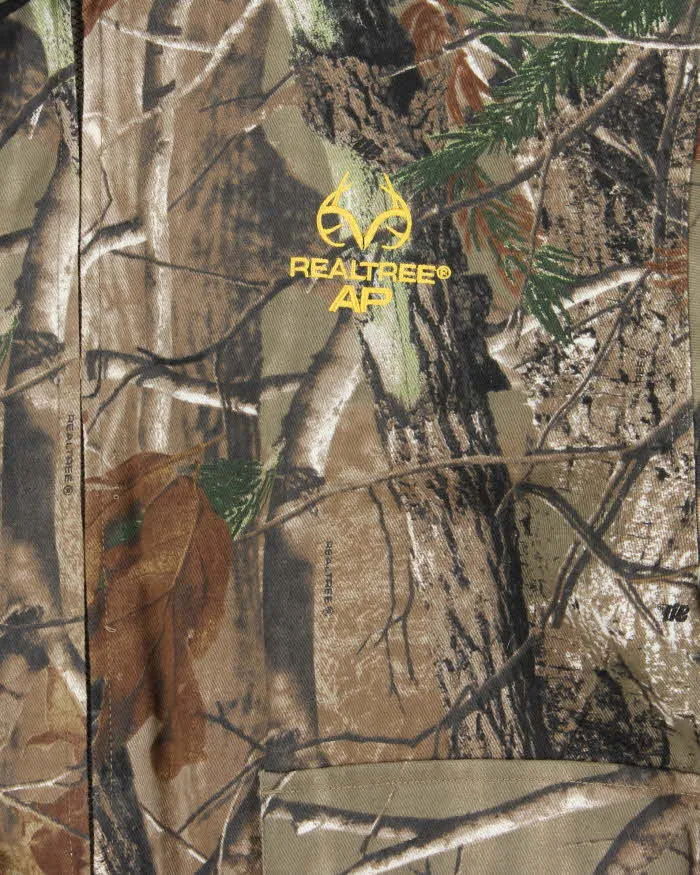 Vintage Real Tree All Purpose Woodland Camo Insulated Hooded Workwear Jacket - XL sold by Rokit product image thumbnail 4