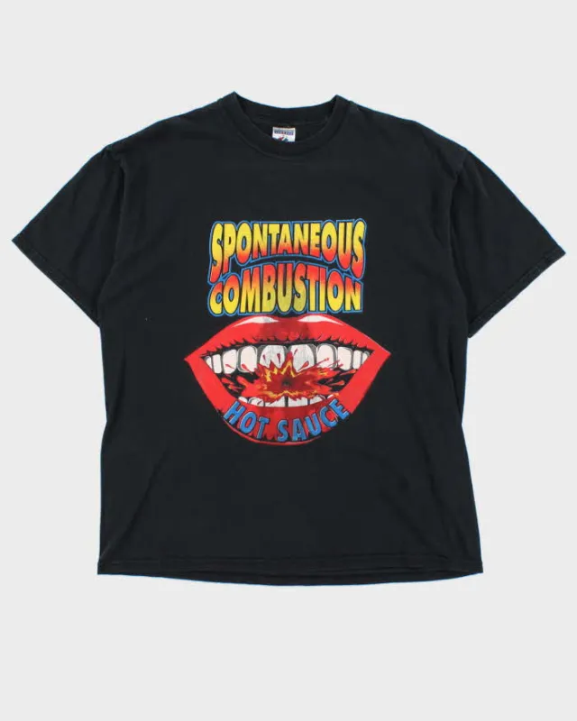 Vintage 1990s Jerzees Heavyweight cotton Graphic T-Shirt - L made by Rokit