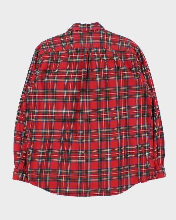 Vintage 00s Eddie Bauer Tartan Flannel Long Sleeve Shirt - L sold by Rokit product image thumbnail 2