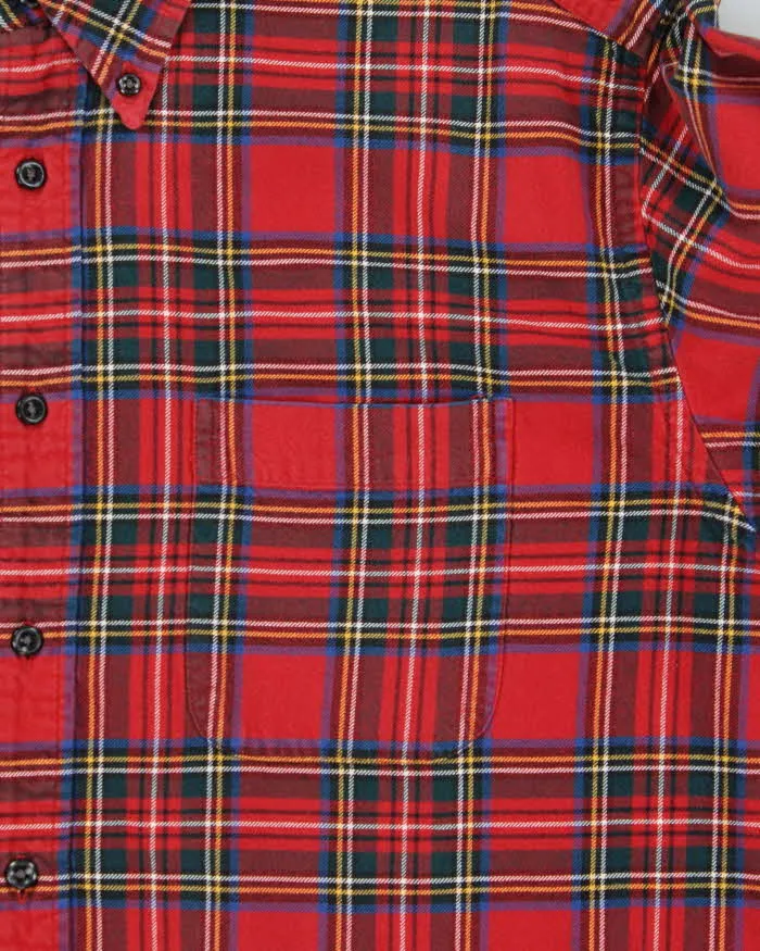 Vintage 00s Eddie Bauer Tartan Flannel Long Sleeve Shirt - L sold by Rokit product image thumbnail 4