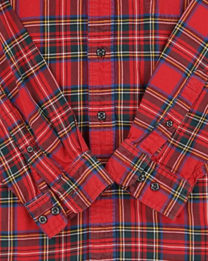 Vintage 00s Eddie Bauer Tartan Flannel Long Sleeve Shirt - L sold by Rokit product image thumbnail 5