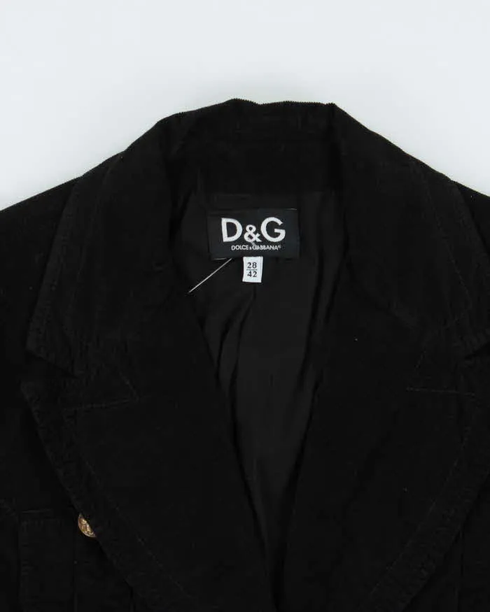 Vintage 00s Dolce & Gabbana Corduroy Jacket - S sold by Rokit product image thumbnail 3