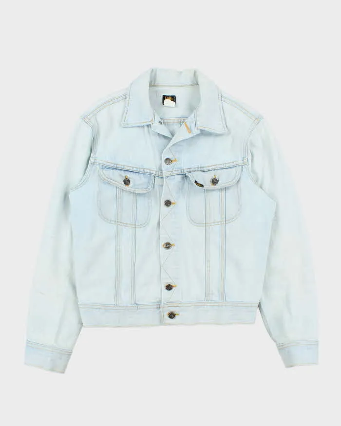 Vintage 1980s Lee Jeans Light Denim Patch Jacket - M sold by Rokit