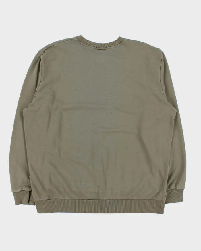 Vintage Columbia Spell Out Khaki Crewneck Sweatshirt - XL sold by Rokit product image thumbnail 2