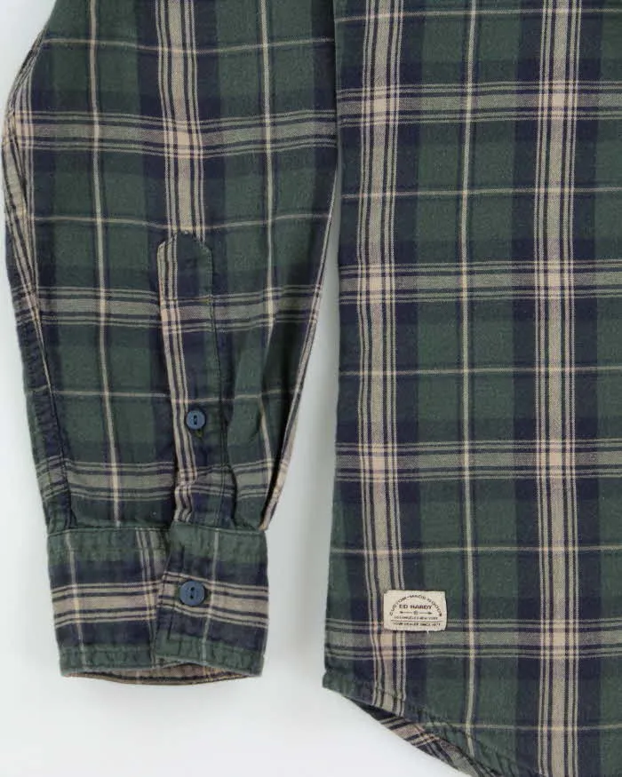 Vintage Y2K 00s Ed Hardy Gingham Lined Plaid Long Sleeve Flannel Shirt - L sold by Rokit product image thumbnail 5