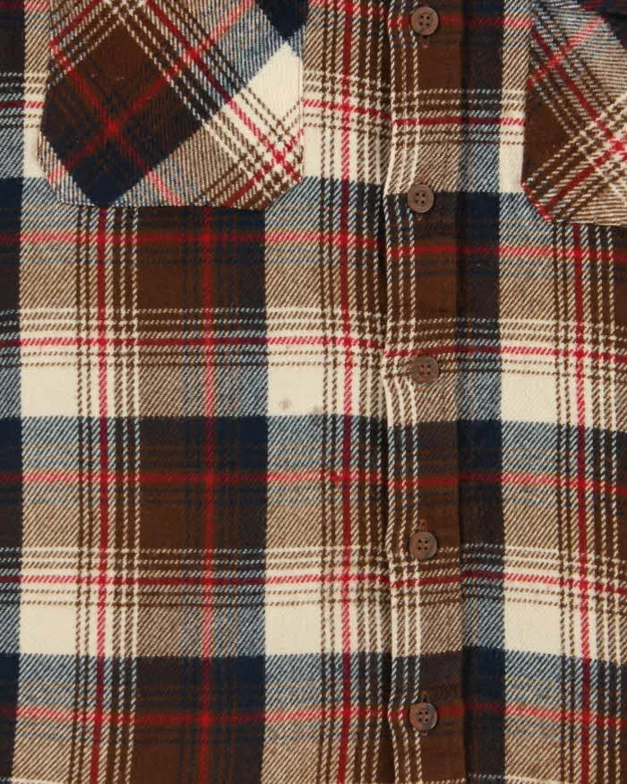 Vintage 1980s Sears Plaid Long Sleeve Flannel Shirt - L sold by Rokit product image thumbnail 4